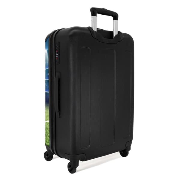NoBoringSuitcase Resväska - 72L Incheckat Bagage Väska - Koffert med Hjul - 72L Flightcase Resvagn