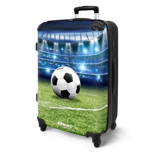NoBoringSuitcase Resväska - 72L Incheckat Bagage Väska - Koffert med Hjul - 72L Flightcase Resvagn