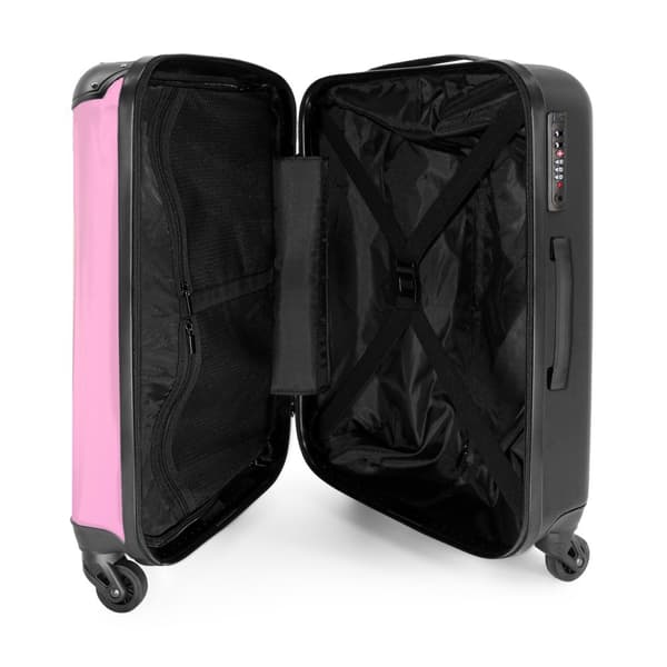 NoBoringSuitcase Resväska - 72L Incheckat Bagage Väska - Koffert med Hjul - 72L Flightcase Resvagn