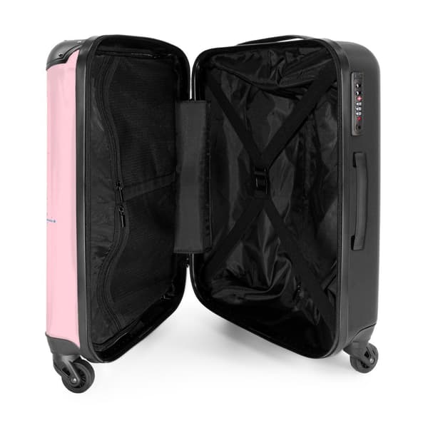 NoBoringSuitcase Resväska - 72L Incheckat Bagage Väska - Koffert med Hjul - 72L Flightcase Resvagn