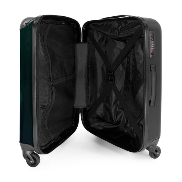 NoBoringSuitcase Resväska - 72L Incheckat Bagage Väska - Koffert med Hjul - 72L Flightcase Resvagn