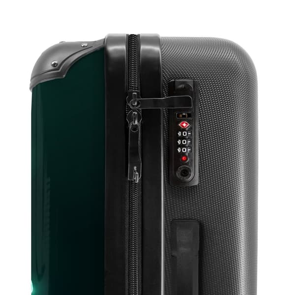 NoBoringSuitcase Resväska - 72L Incheckat Bagage Väska - Koffert med Hjul - 72L Flightcase Resvagn