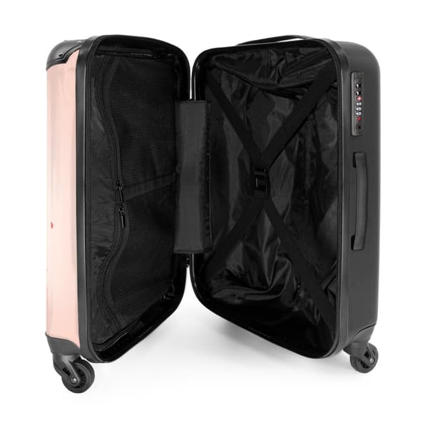NoBoringSuitcase Resväska - 72L Incheckat Bagage Väska - Koffert med Hjul - 72L Flightcase Resvagn