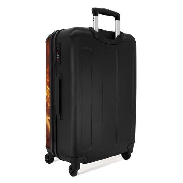 NoBoringSuitcase Resväska - 72L Incheckat Bagage Väska - Koffert med Hjul - 72L Flightcase Resvagn