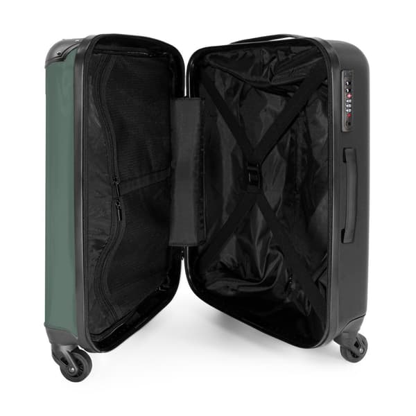 NoBoringSuitcase Resväska - 72L Incheckat Bagage Väska - Koffert med Hjul - 72L Flightcase Resvagn