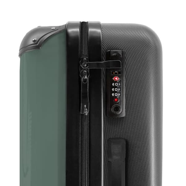 NoBoringSuitcase Resväska - 72L Incheckat Bagage Väska - Koffert med Hjul - 72L Flightcase Resvagn