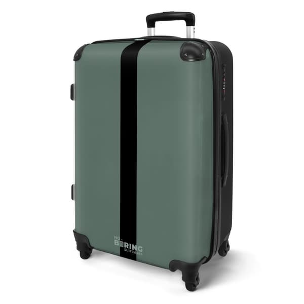 NoBoringSuitcase Resväska - 72L Incheckat Bagage Väska - Koffert med Hjul - 72L Flightcase Resvagn