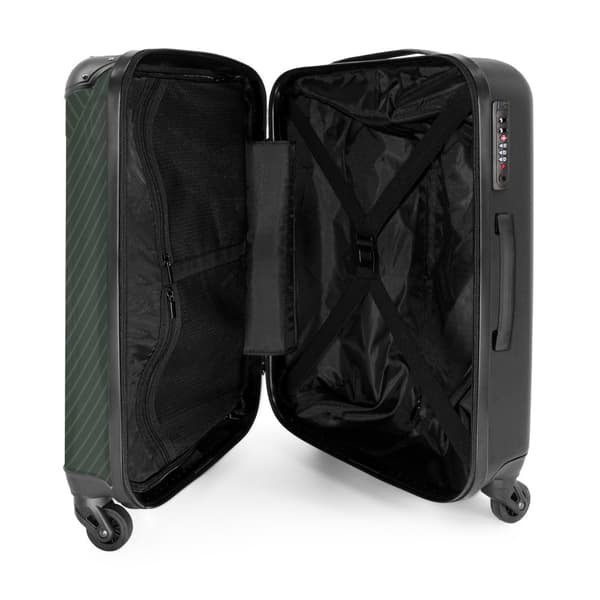NoBoringSuitcase Resväska - 72L Incheckat Bagage Väska - Koffert med Hjul - 72L Flightcase Resvagn
