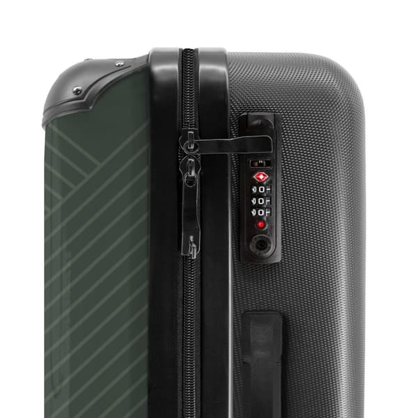 NoBoringSuitcase Resväska - 72L Incheckat Bagage Väska - Koffert med Hjul - 72L Flightcase Resvagn