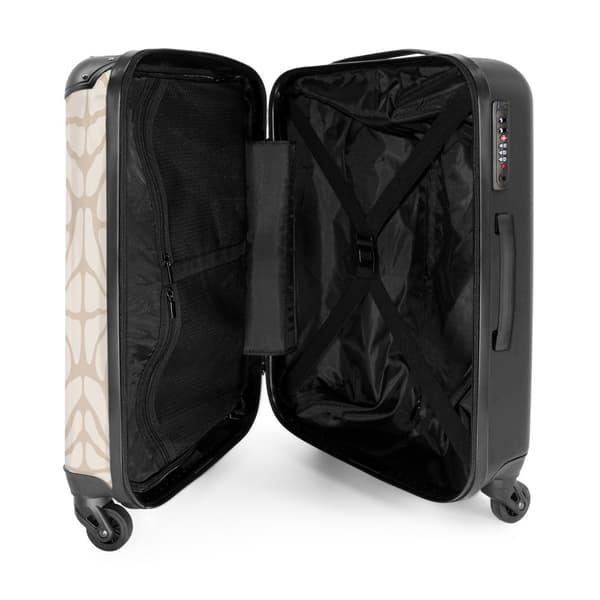 NoBoringSuitcase Resväska - 72L Incheckat Bagage Väska - Koffert med Hjul - 72L Flightcase Resvagn