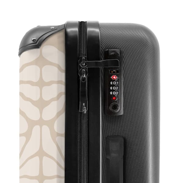 NoBoringSuitcase Resväska - 72L Incheckat Bagage Väska - Koffert med Hjul - 72L Flightcase Resvagn