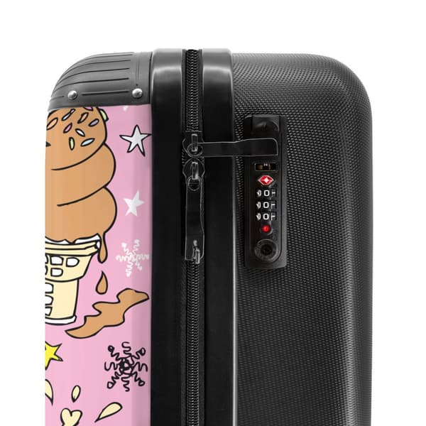 NoBoringSuitcase Resväska - 36L Kabinbagage Väska - Koffert med Hjul - 36L Kabin Flightcase Resvagn