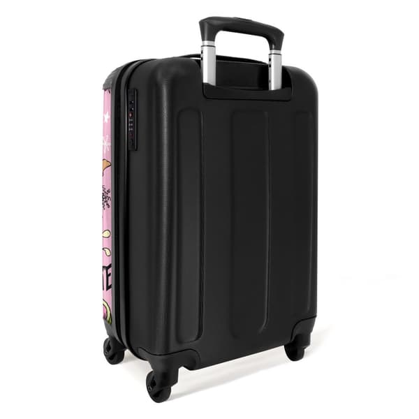 NoBoringSuitcase Resväska - 36L Kabinbagage Väska - Koffert med Hjul - 36L Kabin Flightcase Resvagn