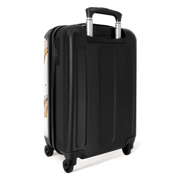 NoBoringSuitcase Resväska - 36L Kabinbagage Väska - Koffert med Hjul - 36L Kabin Flightcase Resvagn