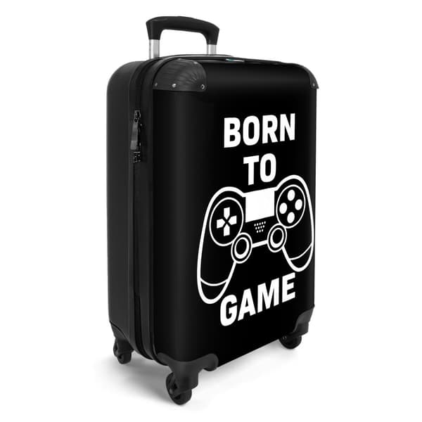 NoBoringSuitcase Resväska - 36L Kabinbagage Väska - Koffert med Hjul - 36L Kabin Flightcase Resvagn