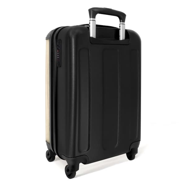 NoBoringSuitcase Resväska - 36L Kabinbagage Väska - Koffert med Hjul - 36L Kabin Flightcase Resvagn