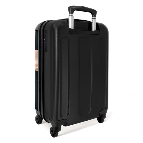 NoBoringSuitcase Resväska - 36L Kabinbagage Väska - Koffert med Hjul - 36L Kabin Flightcase Resvagn