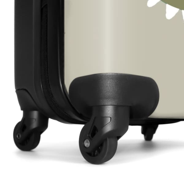 NoBoringSuitcase Resväska - 36L Kabinbagage Väska - Koffert med Hjul - 36L Kabin Flightcase Resvagn