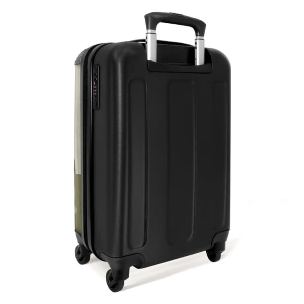 NoBoringSuitcase Resväska - 36L Kabinbagage Väska - Koffert med Hjul - 36L Kabin Flightcase Resvagn