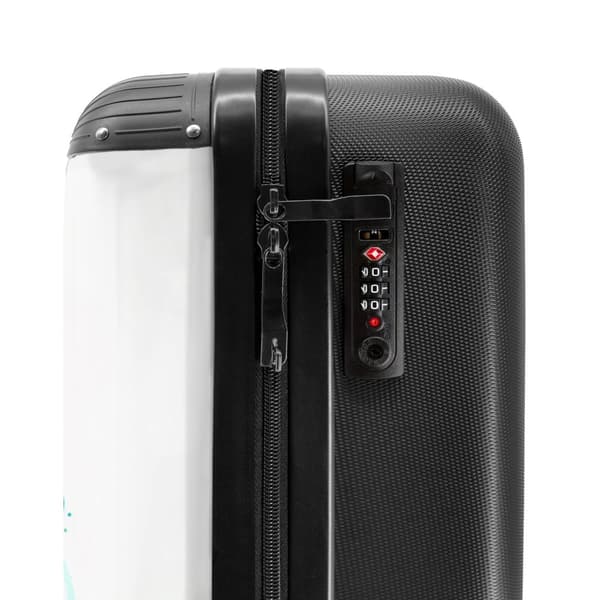 NoBoringSuitcase Resväska - 36L Kabinbagage Väska - Koffert med Hjul - 36L Kabin Flightcase Resvagn