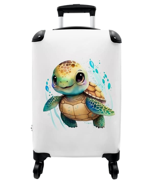 NoBoringSuitcase Resväska - 36L Kabinbagage Väska - Koffert med Hjul - 36L Kabin Flightcase Resvagn