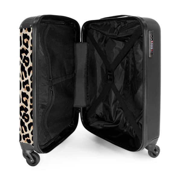 NoBoringSuitcase Resväska - 36L Kabinbagage Väska - Koffert med Hjul - 36L Kabin Flightcase Resvagn