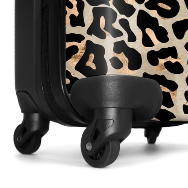 NoBoringSuitcase Resväska - 36L Kabinbagage Väska - Koffert med Hjul - 36L Kabin Flightcase Resvagn