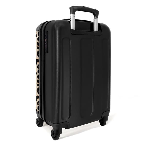 NoBoringSuitcase Resväska - 36L Kabinbagage Väska - Koffert med Hjul - 36L Kabin Flightcase Resvagn