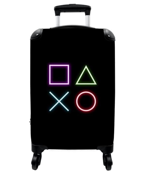 NoBoringSuitcase Resväska - 36L Kabinbagage Väska - Koffert med Hjul - 36L Kabin Flightcase Resvagn