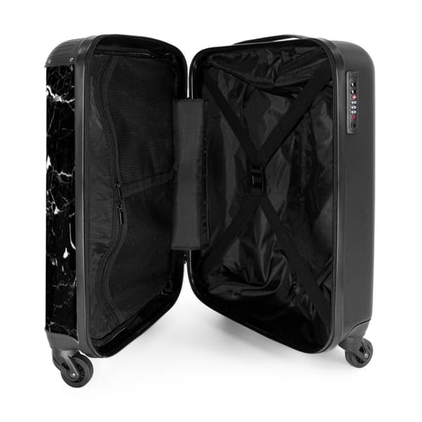 NoBoringSuitcase Resväska - 36L Kabinbagage Väska - Koffert med Hjul - 36L Kabin Flightcase Resvagn