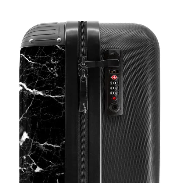 NoBoringSuitcase Resväska - 36L Kabinbagage Väska - Koffert med Hjul - 36L Kabin Flightcase Resvagn