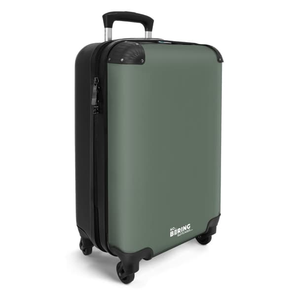 NoBoringSuitcase Resväska - 36L Kabinbagage Väska - Koffert med Hjul - 36L Kabin Flightcase Resvagn