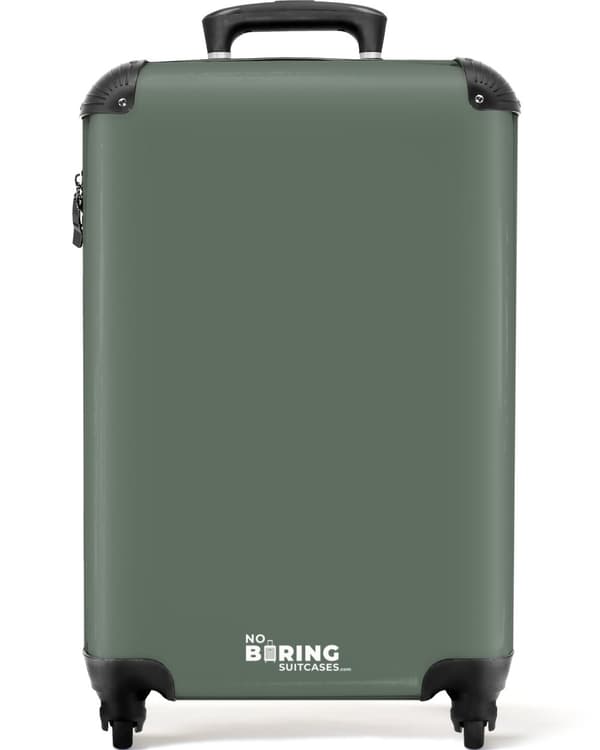 NoBoringSuitcase Resväska - 36L Kabinbagage Väska - Koffert med Hjul - 36L Kabin Flightcase Resvagn