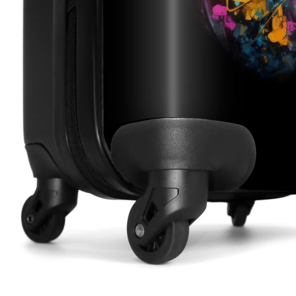 NoBoringSuitcase Resväska - 36L Kabinbagage Väska - Koffert med Hjul - 36L Kabin Flightcase Resvagn
