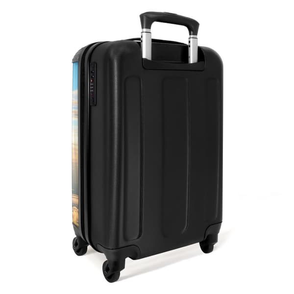 NoBoringSuitcase Resväska - 36L Kabinbagage Väska - Koffert med Hjul - 36L Kabin Flightcase Resvagn