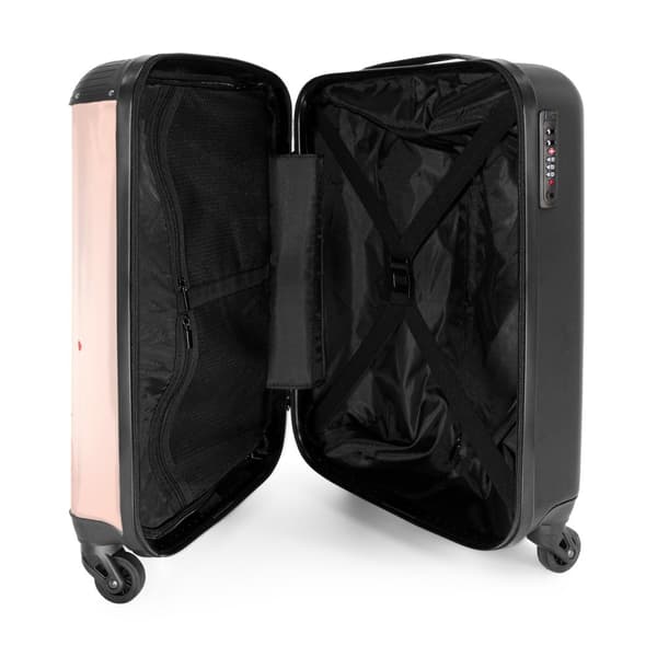 NoBoringSuitcase Resväska - 36L Kabinbagage Väska - Koffert med Hjul - 36L Kabin Flightcase Resvagn