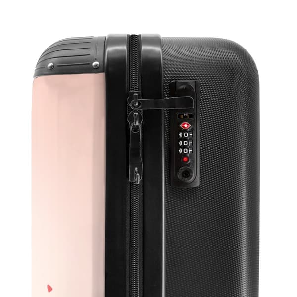 NoBoringSuitcase Resväska - 36L Kabinbagage Väska - Koffert med Hjul - 36L Kabin Flightcase Resvagn