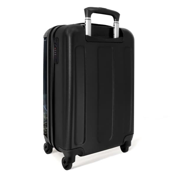 NoBoringSuitcase Resväska - 36L Kabinbagage Väska - Koffert med Hjul - 36L Kabin Flightcase Resvagn
