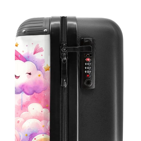 NoBoringSuitcase Resväska - 36L Kabinbagage Väska - Koffert med Hjul - 36L Kabin Flightcase Resvagn