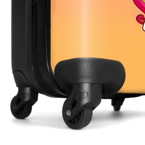 NoBoringSuitcase Resväska - 36L Kabinbagage Väska - Koffert med Hjul - 36L Kabin Flightcase Resvagn