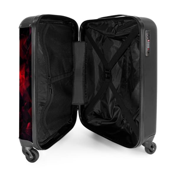 NoBoringSuitcase Resväska - 36L Kabinbagage Väska - Koffert med Hjul - 36L Kabin Flightcase Resvagn