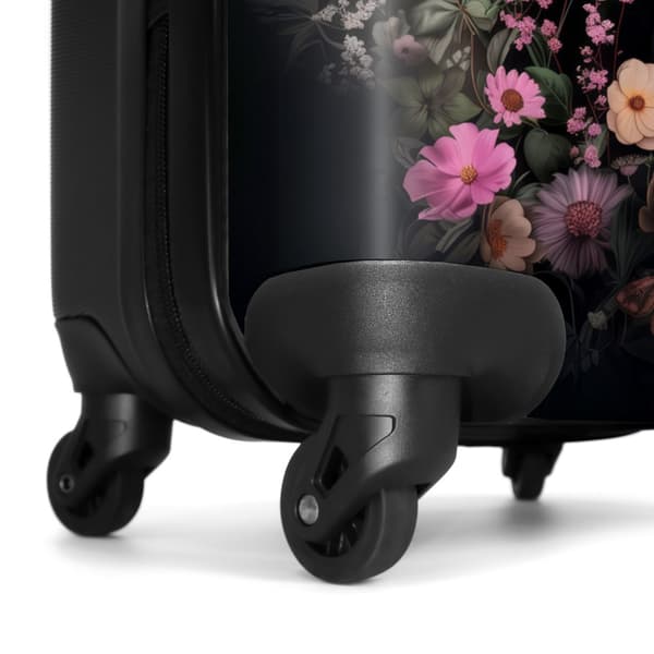 NoBoringSuitcase Resväska - 36L Kabinbagage Väska - Koffert med Hjul - 36L Kabin Flightcase Resvagn