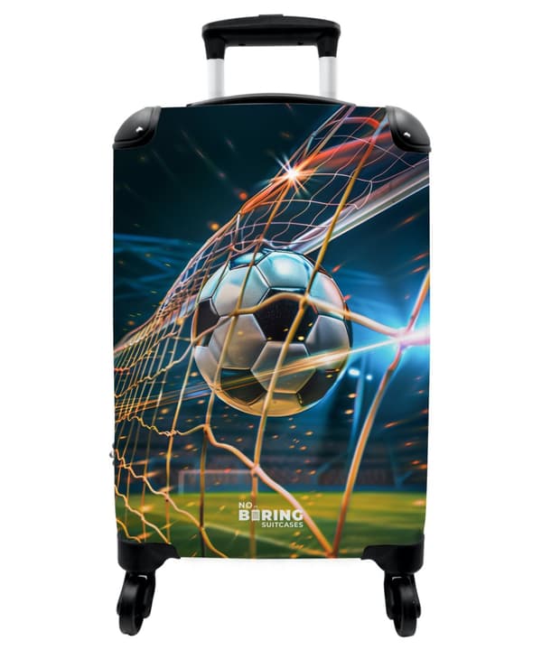 NoBoringSuitcase Resväska - 36L Kabinbagage Väska - Koffert med Hjul - 36L Kabin Flightcase Resvagn