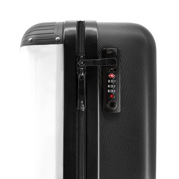 NoBoringSuitcase Resväska - 36L Kabinbagage Väska - Koffert med Hjul - 36L Kabin Flightcase Resvagn