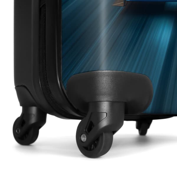NoBoringSuitcase Resväska - 36L Kabinbagage Väska - Koffert med Hjul - 36L Kabin Flightcase Resvagn