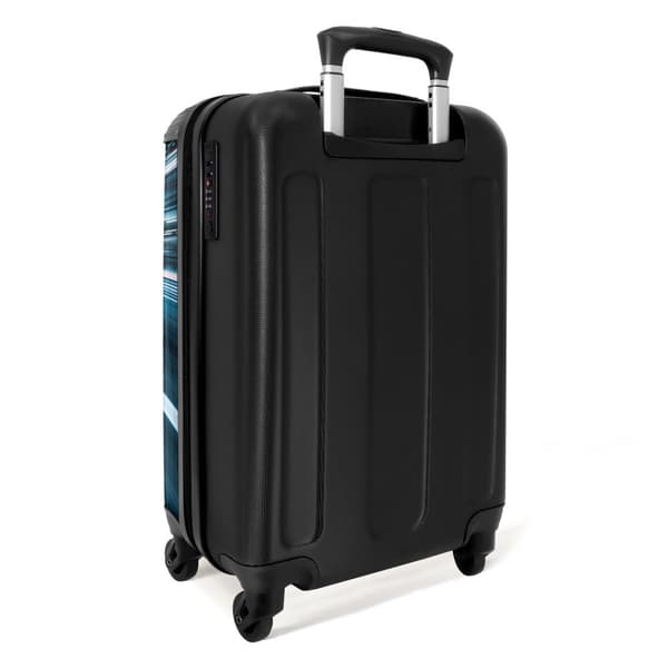 NoBoringSuitcase Resväska - 36L Kabinbagage Väska - Koffert med Hjul - 36L Kabin Flightcase Resvagn