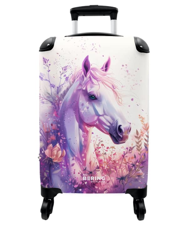 NoBoringSuitcase Resväska - 36L Kabinbagage Väska - Koffert med Hjul - 36L Kabin Flightcase Resvagn