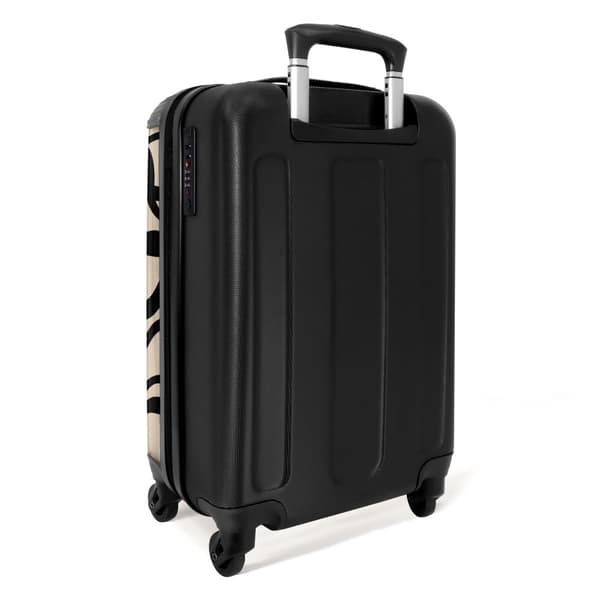NoBoringSuitcase Resväska - 36L Kabinbagage Väska - Koffert med Hjul - 36L Kabin Flightcase Resvagn