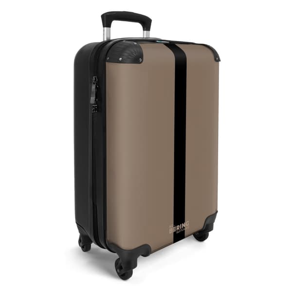NoBoringSuitcase Resväska - 36L Kabinbagage Väska - Koffert med Hjul - 36L Kabin Flightcase Resvagn