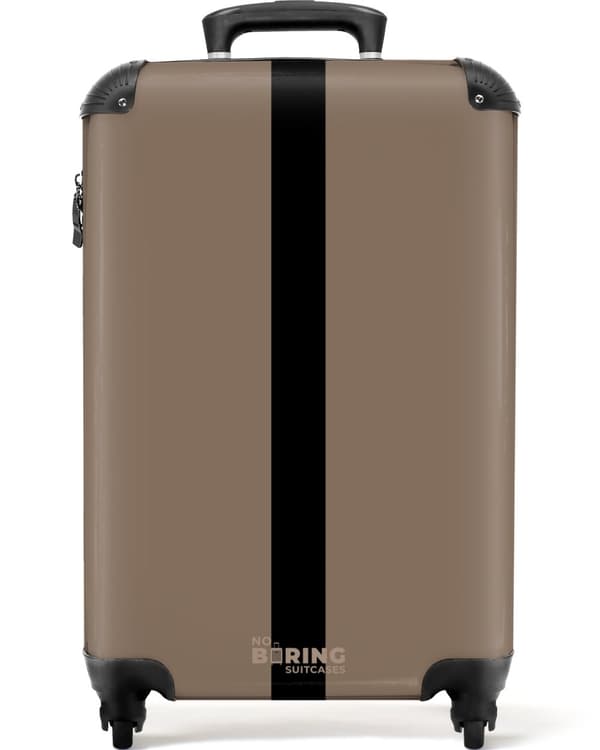 NoBoringSuitcase Resväska - 36L Kabinbagage Väska - Koffert med Hjul - 36L Kabin Flightcase Resvagn
